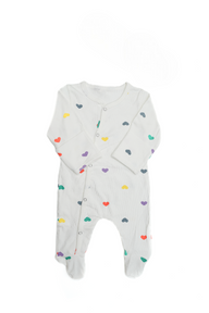 Soft & Stretchy Unisex Long Sleeve Baby Footie – Gentle Romper for Newborns & Toddlers
