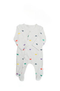 Soft & Stretchy Unisex Long Sleeve Baby Footie – Gentle Romper for Newborns & Toddlers