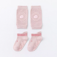 Baby Crawling Knee Pads & Socks Set with Anti-Slip Design - Safety & Comfort Protector