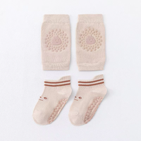 Baby Crawling Knee Pads & Socks Set with Anti-Slip Design - Safety & Comfort Protector