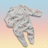 Soft & Stretchy Unisex Long Sleeve Baby Footie – Gentle Romper for Newborns & Toddlers