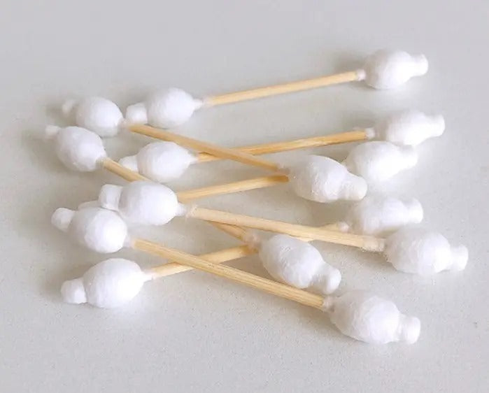 Eco-friendly Bamboo Stem Cotton Swabs, Baby Grooming Kit